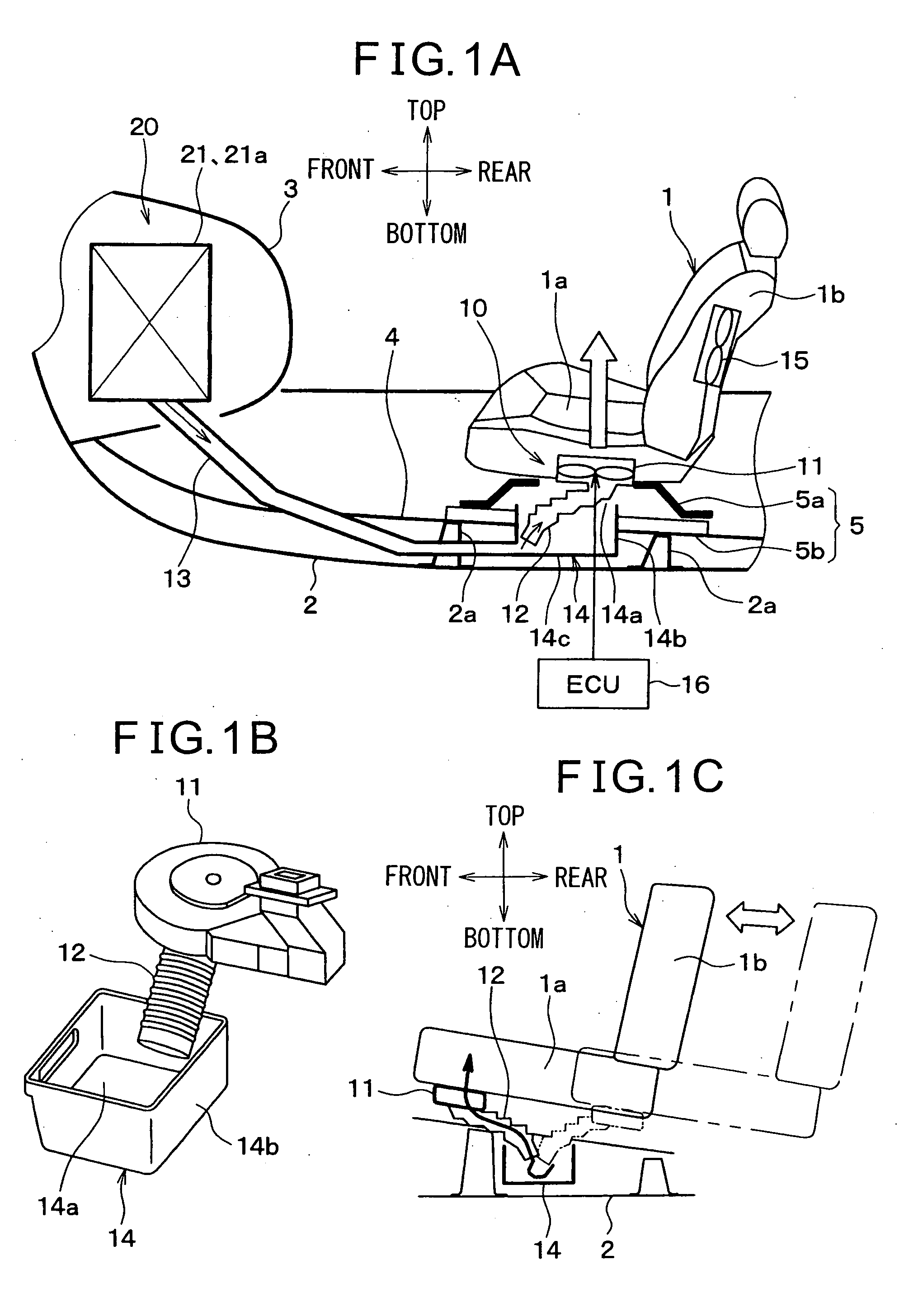 Vehicular seat air-conditioning system