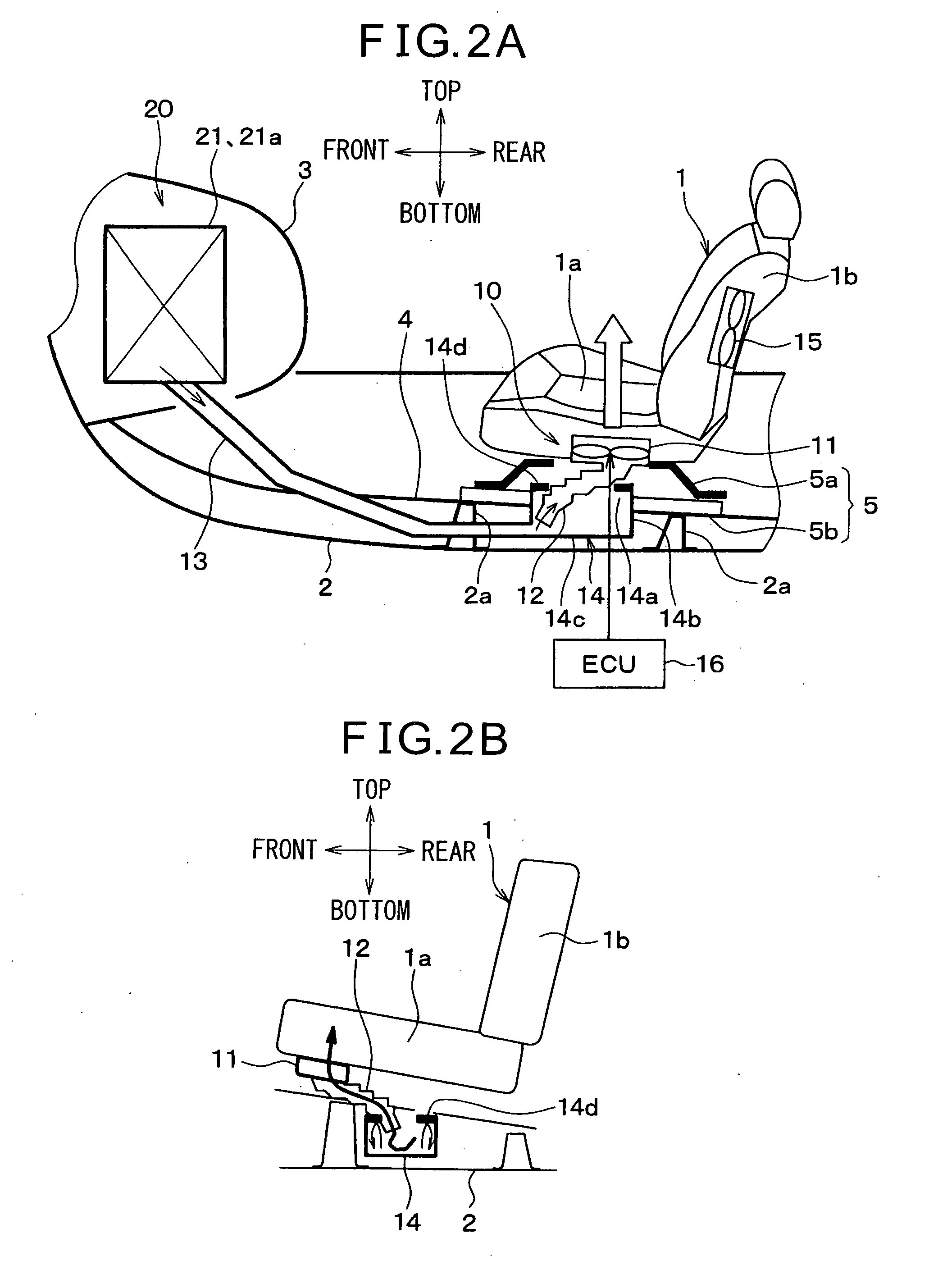 Vehicular seat air-conditioning system