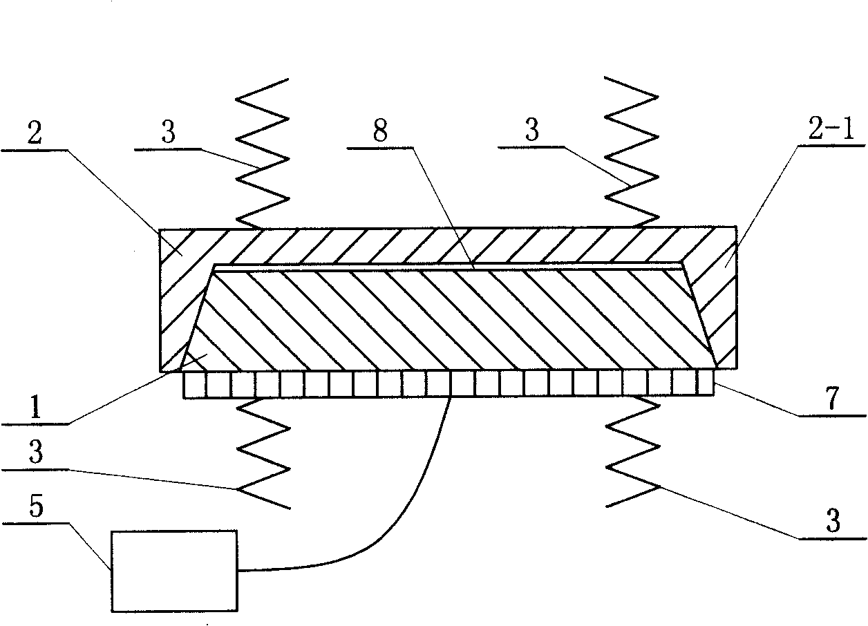 Clutch based on ultrasonic suspending force control