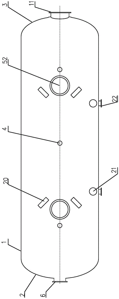 A horizontal filter device for seawater desalination