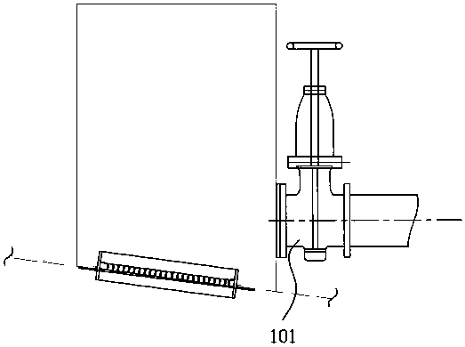 Seawater main pipe plugging device and plugging method thereof