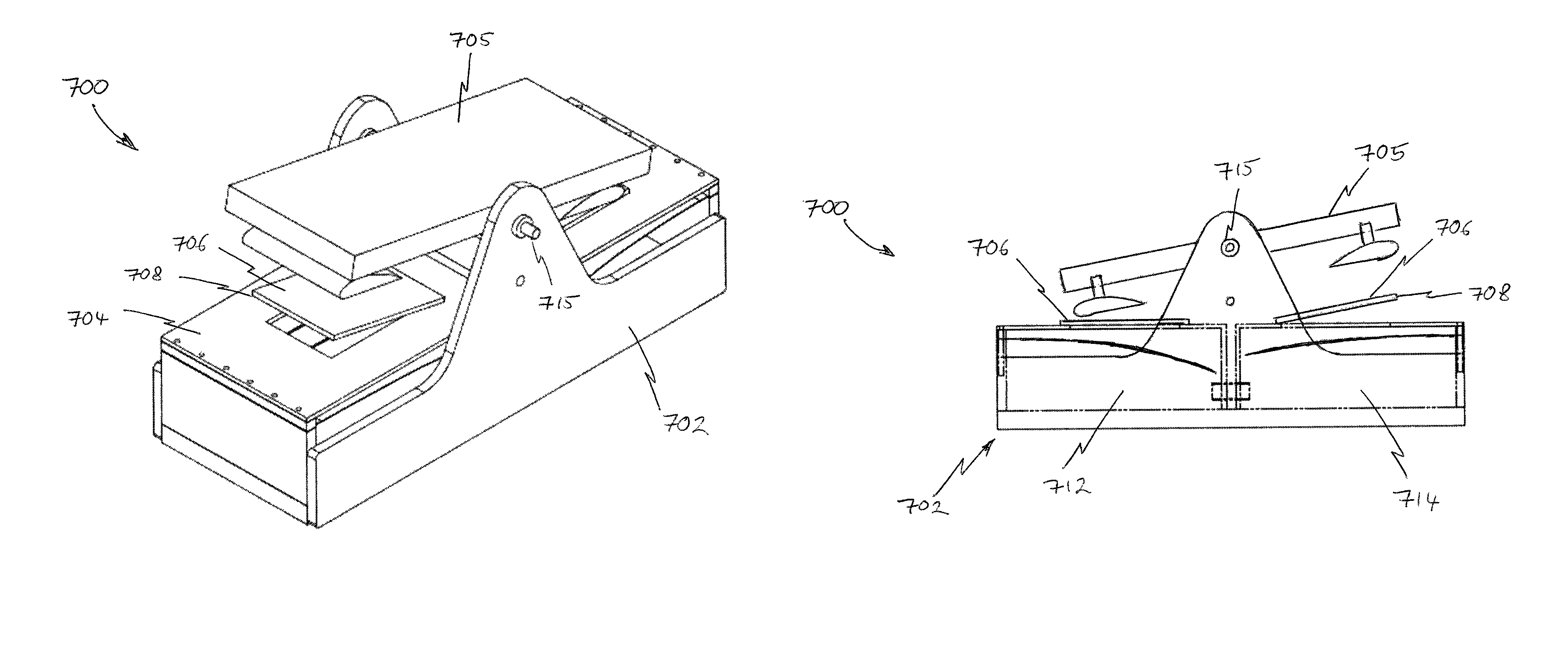 Thermal-mechanical positioning for radiation tracking