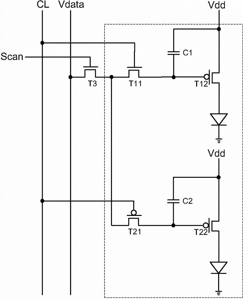 Organic light-emitting displayer pixel circuit, driving method and display device thereof