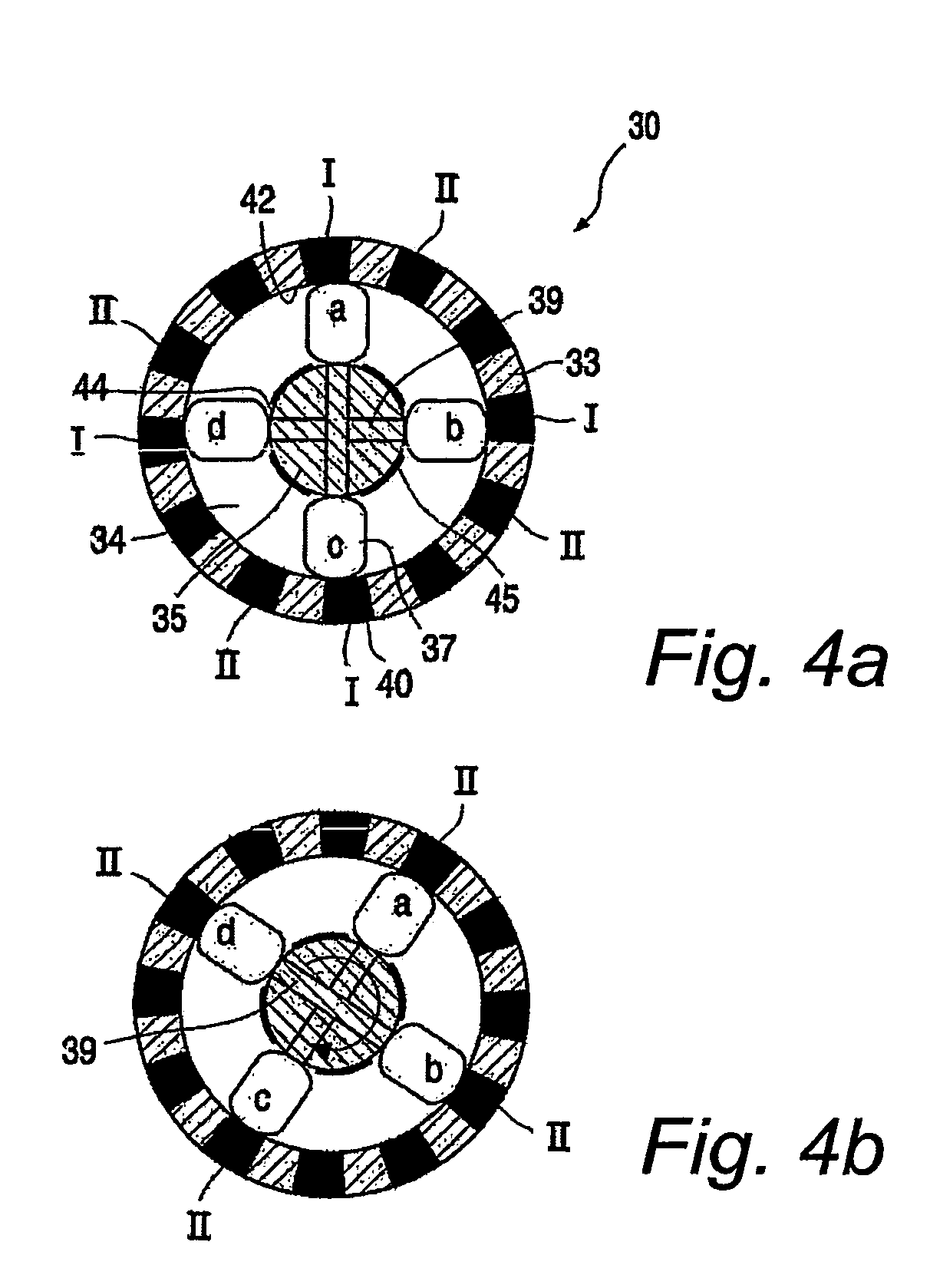 Reduction of driving voltage in a switchable element