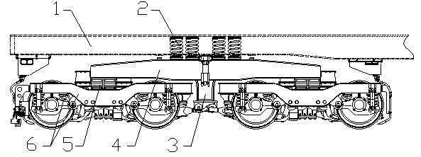 Single-unit eight-axle electric transmission shunting diesel locomotive