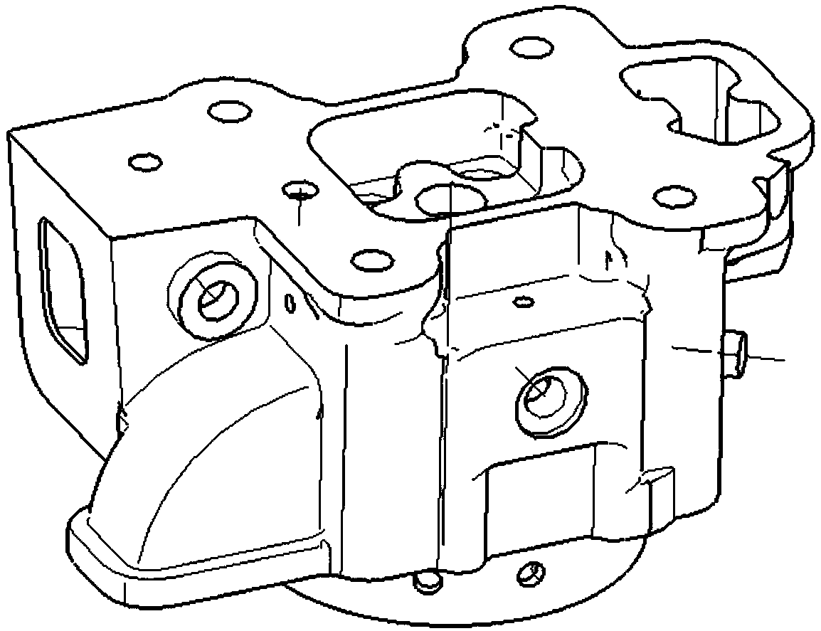 Cold iron, sand core designing method for conveniently storing cold iron and cold iron storing method