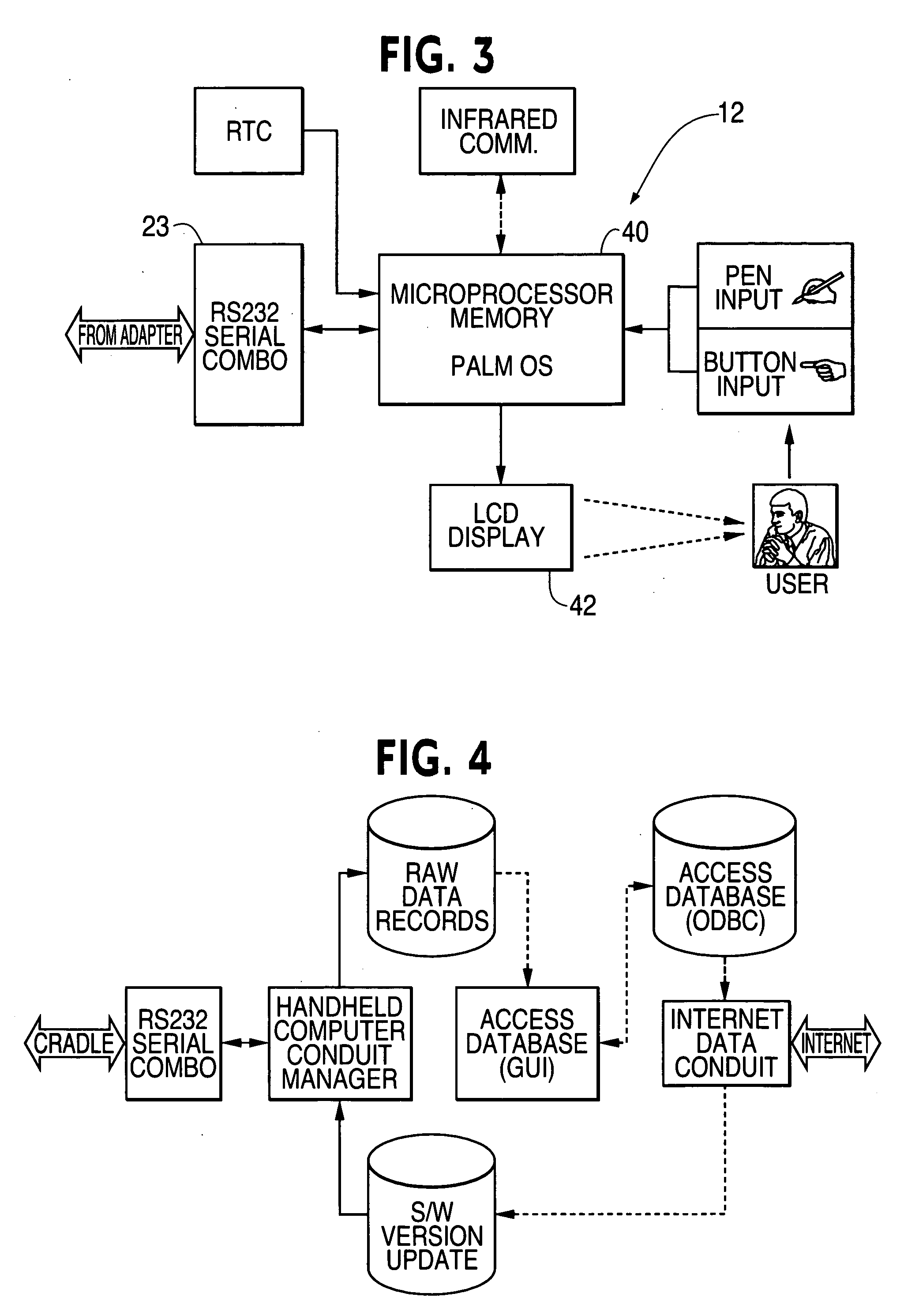 Handheld computer based system for collection, display and analysis of engine/vehicle data