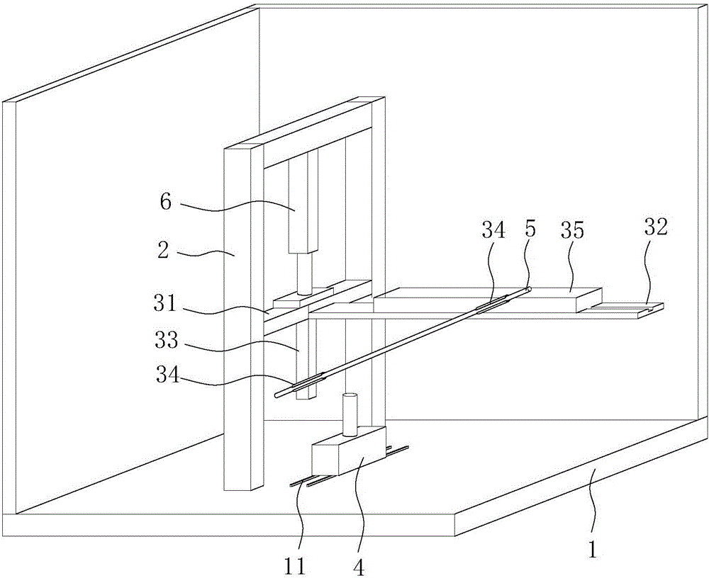 Slanting specimen flame test device for cable