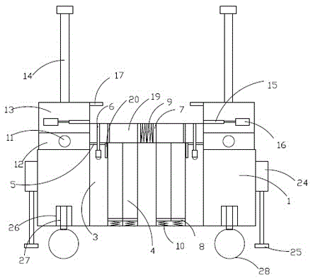 Stacking and loading machine for flanges