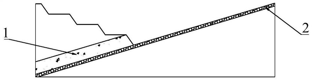 An internal drainage method and construction method of an open-pit mine with inclined base