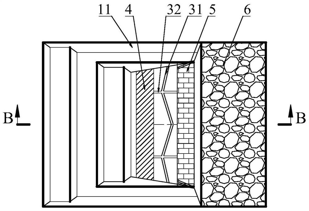 An internal drainage method and construction method of an open-pit mine with inclined base