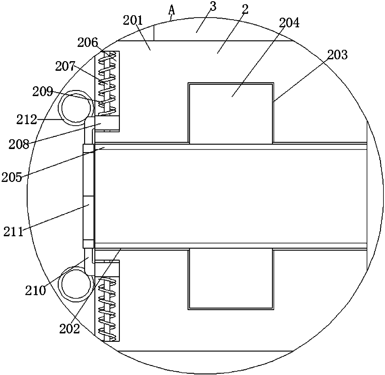 Metal tube welding device safe and convenient to use