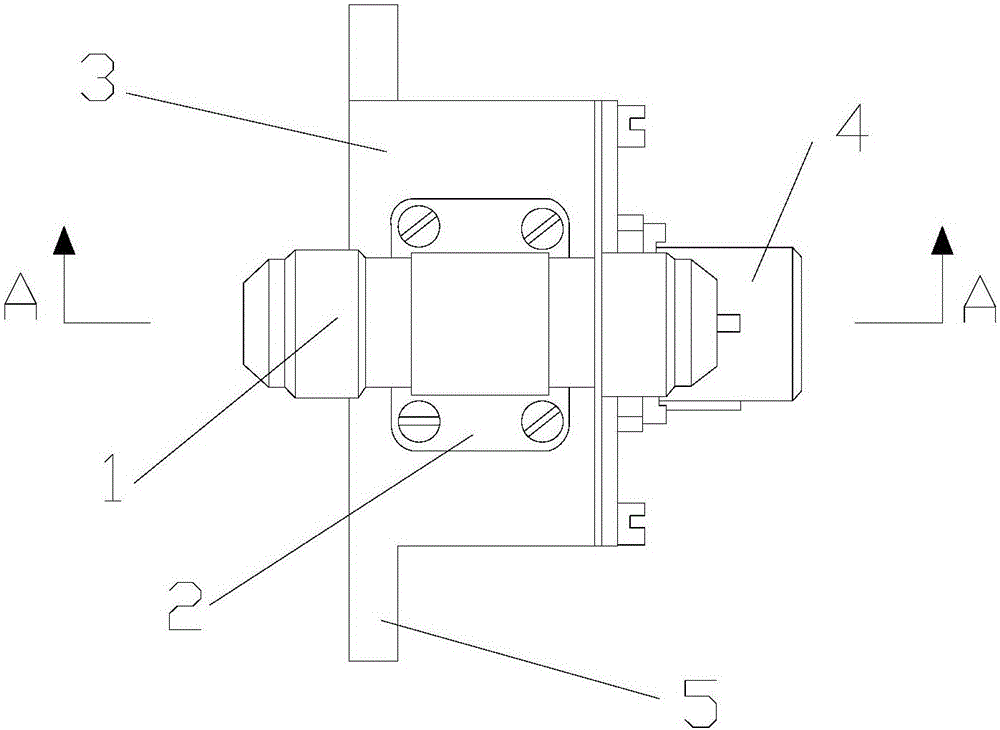 Platinum resistor type temperature sensor for hydraulic system and using method thereof