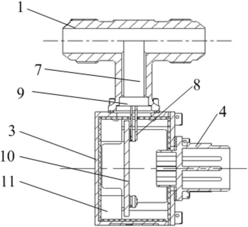 Platinum resistor type temperature sensor for hydraulic system and using method thereof