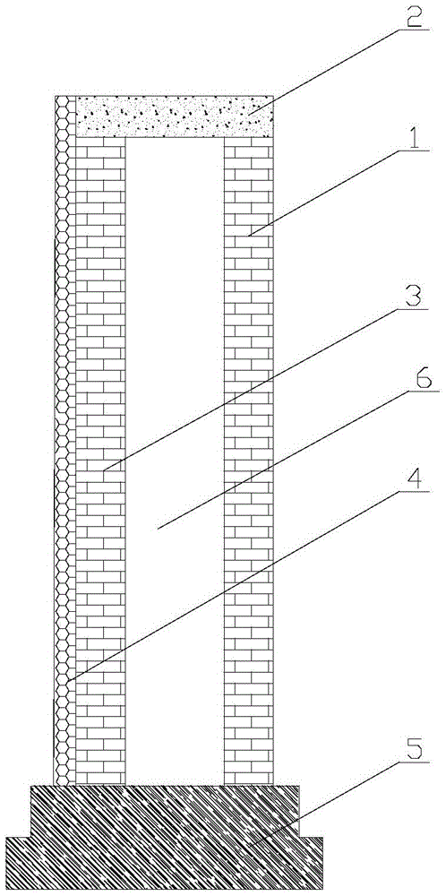 Solar greenhouse wall of composite structure