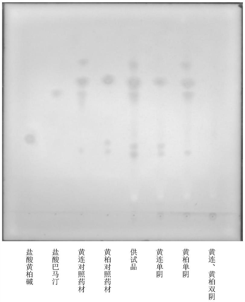 Method for simultaneously identifying components of rhizoma coptidis and cortex phellodendri and application of method