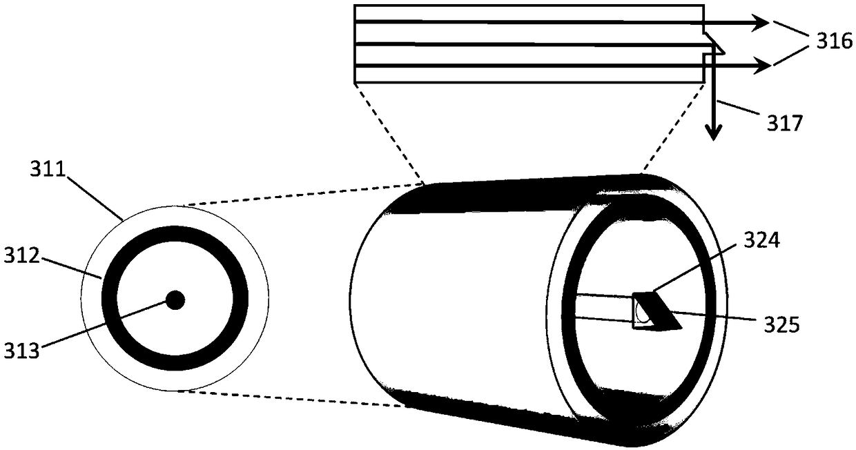 Optical energy and optical signal transceiving and processing system based on single optical fiber integrated optical cable