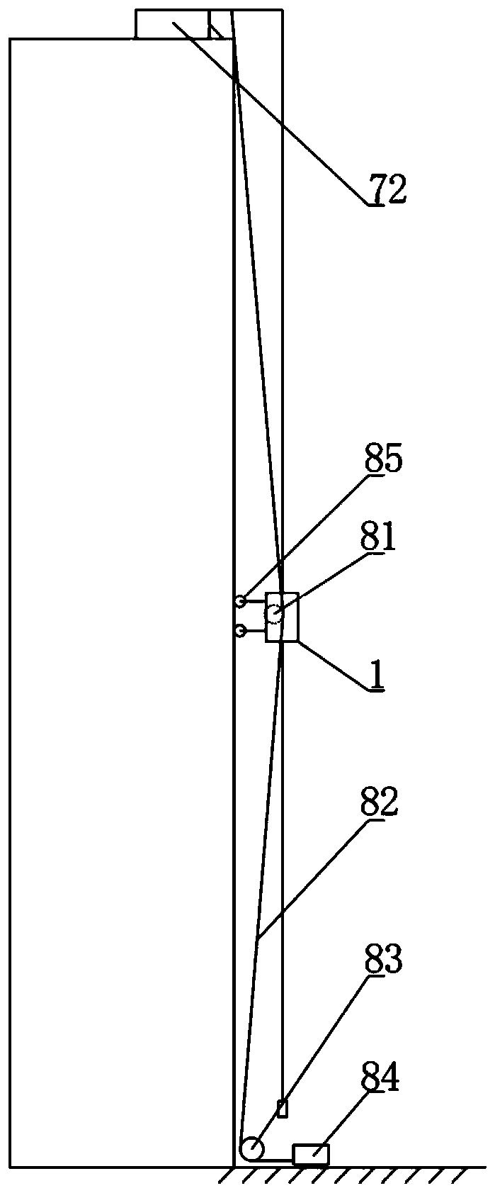 Building outer wall spraying robot and control method thereof