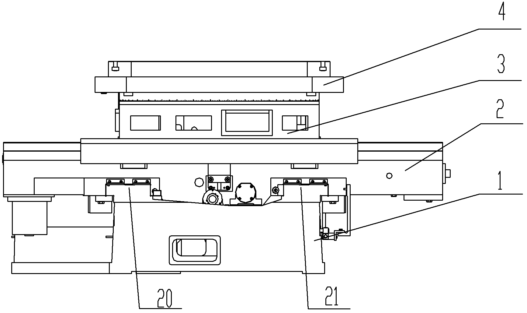 Automatic horizontal boring and milling machine