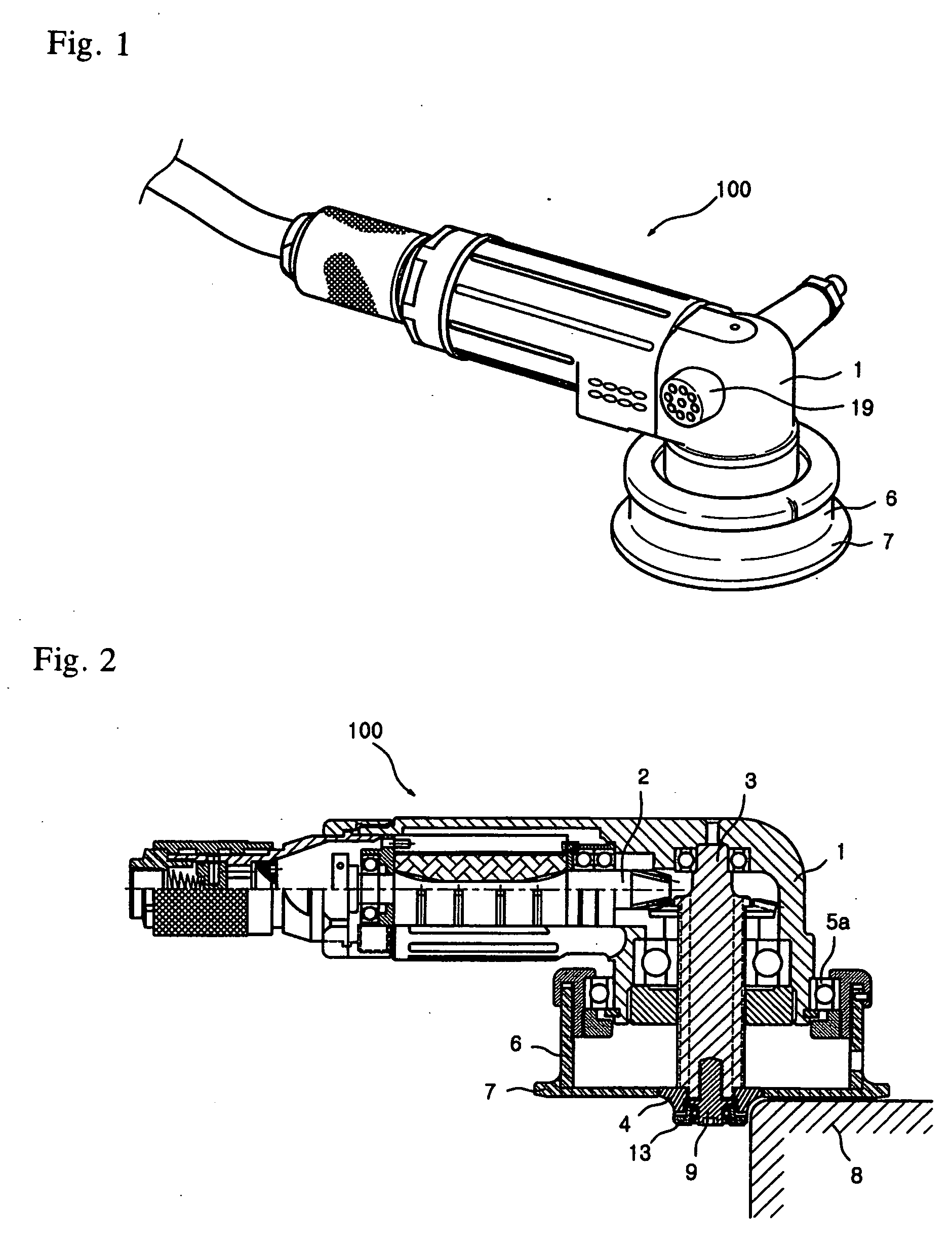 Chamfering air tool