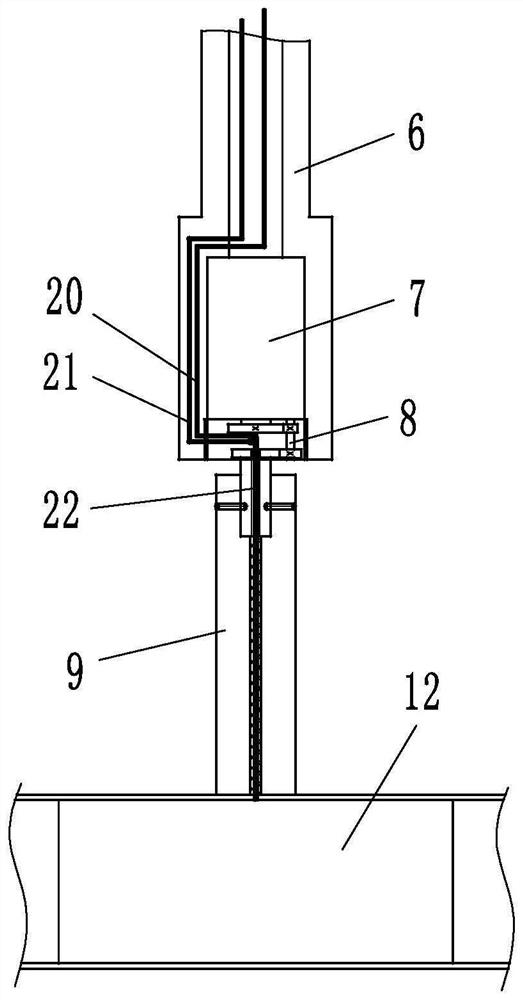 Submersible stirring device