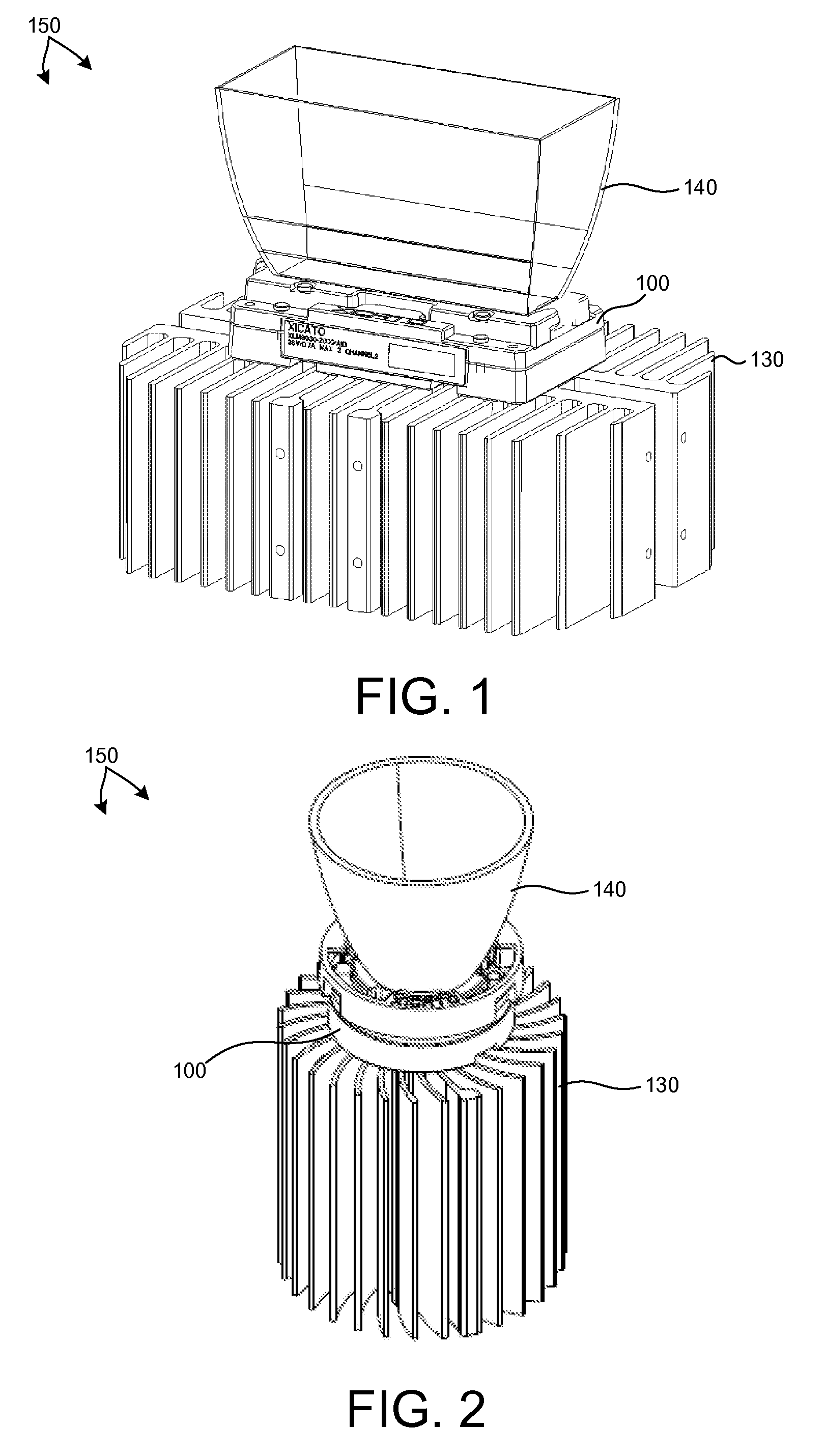 Led-based illumination module on-board diagnostics