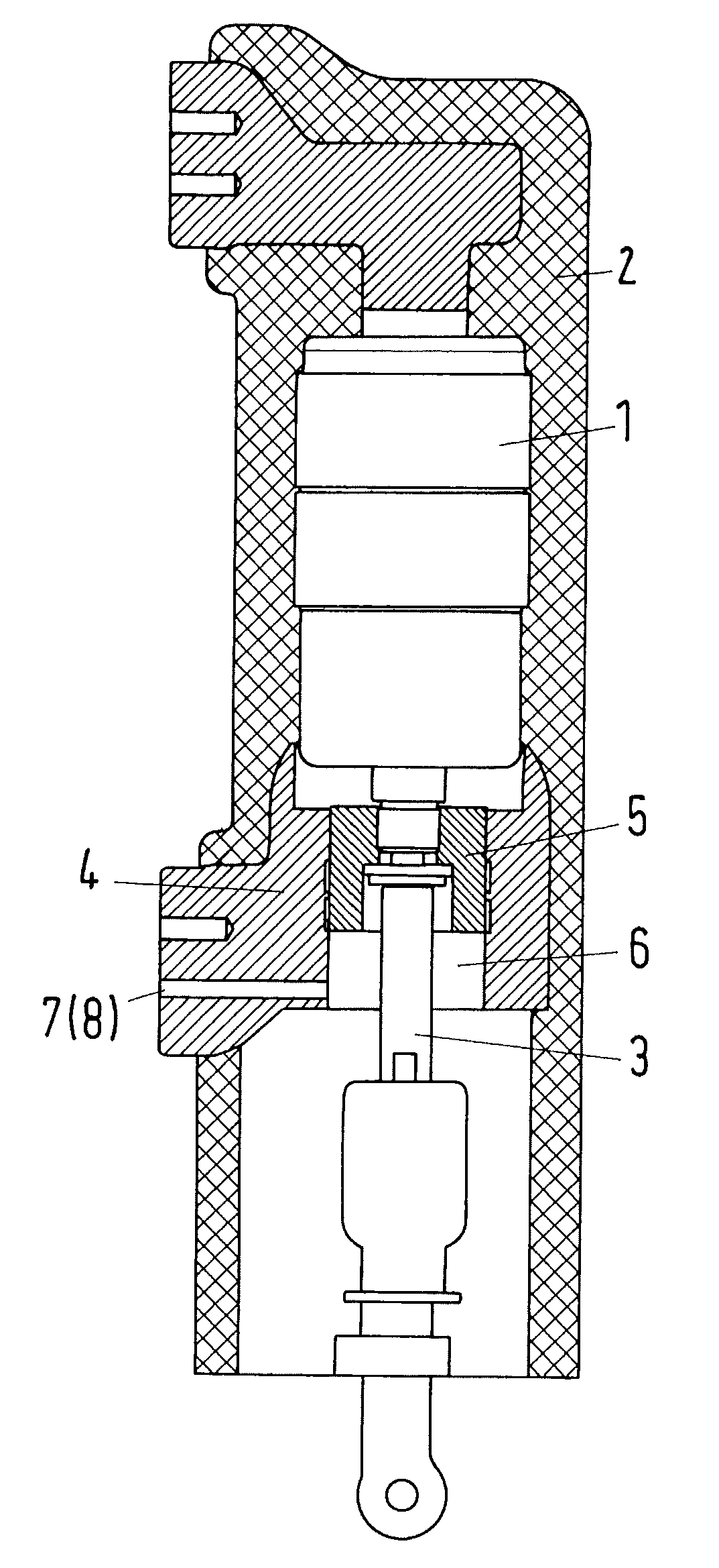 Pole part of a medium-voltage switching device