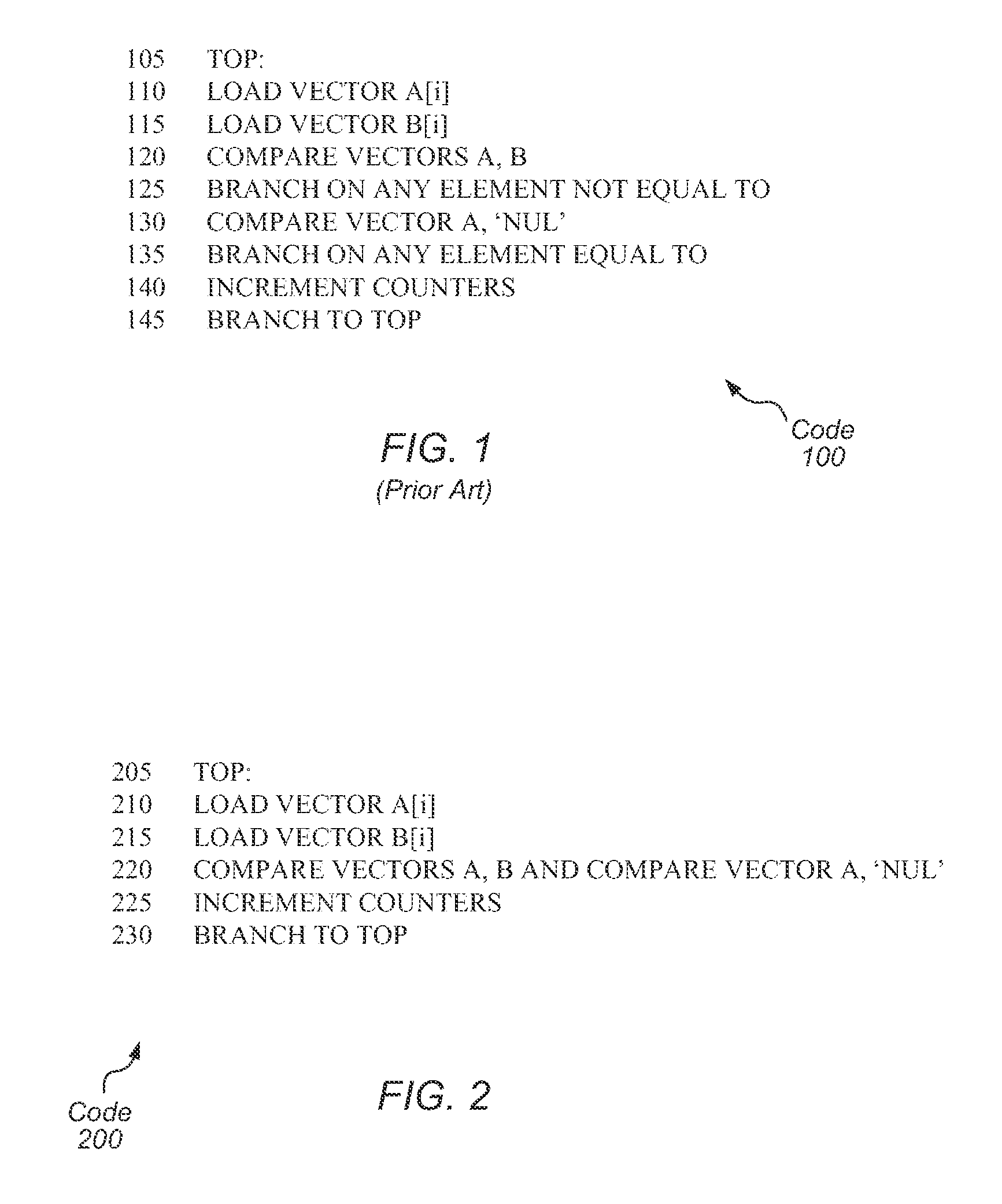 Acceleration of string comparisons using vector instructions