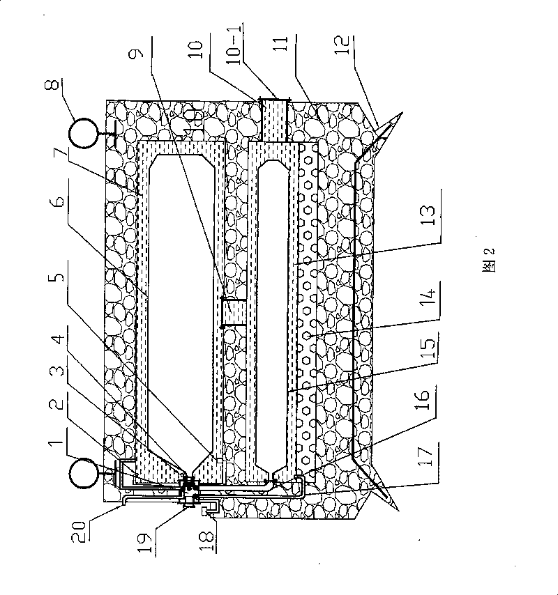 Large power underwater constant pressure storage plant