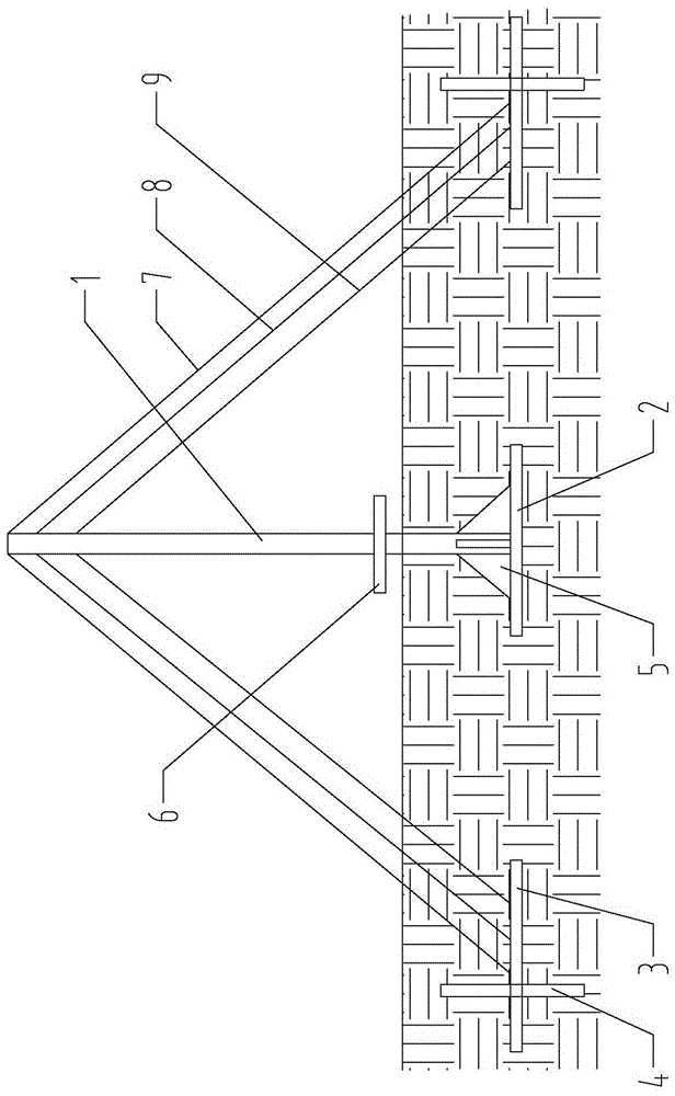 Pressing plate type greenhouse framework and light and stable solar greenhouse