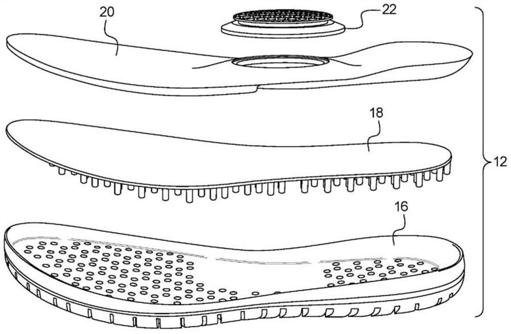 Variable reflex footwear technology