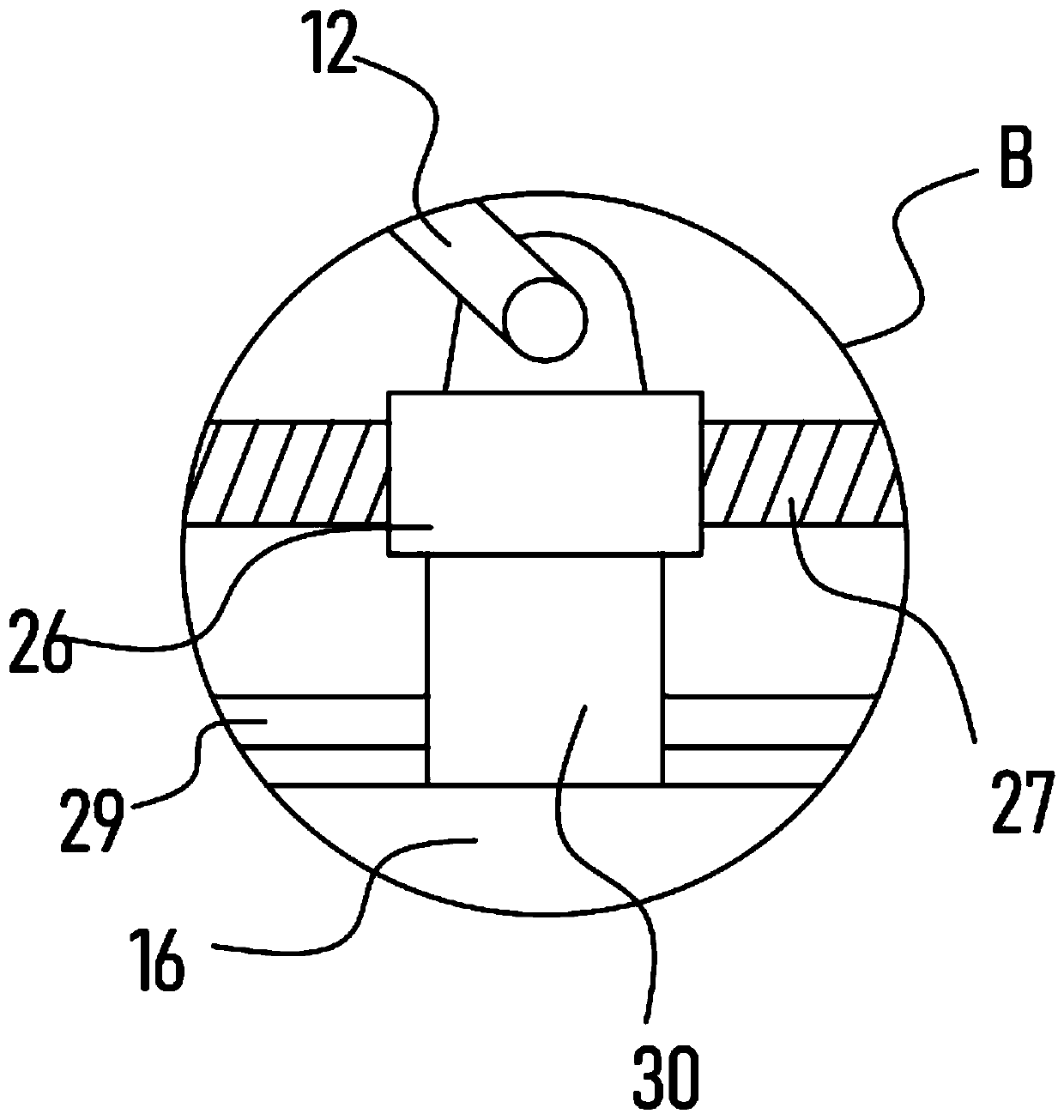 Drying device for U-shaped quartz tubes