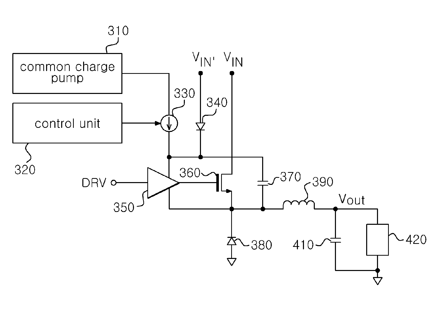 Switching mode converter and method for controlling thereof