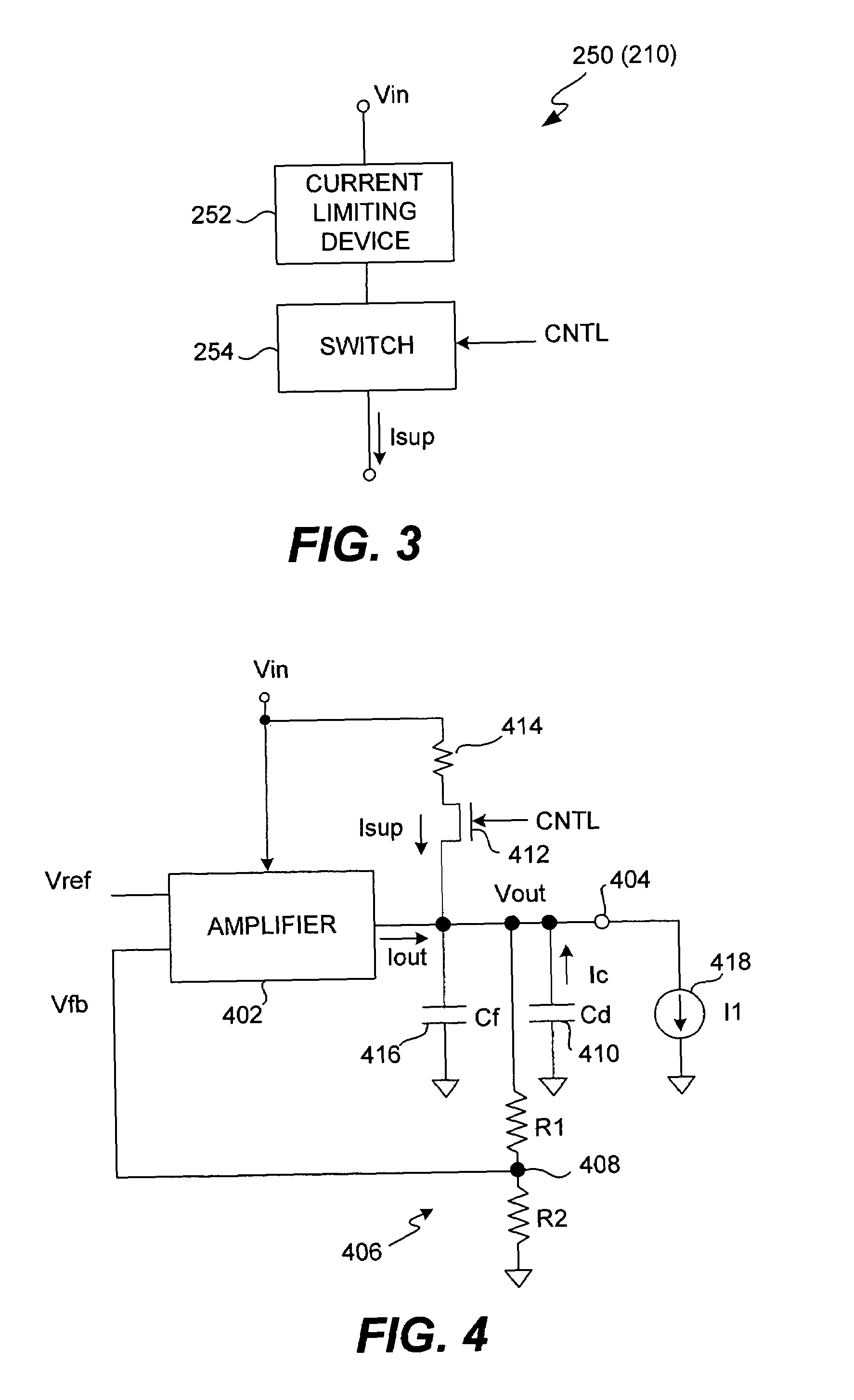 Voltage regulation with active supplemental current for output stabilization