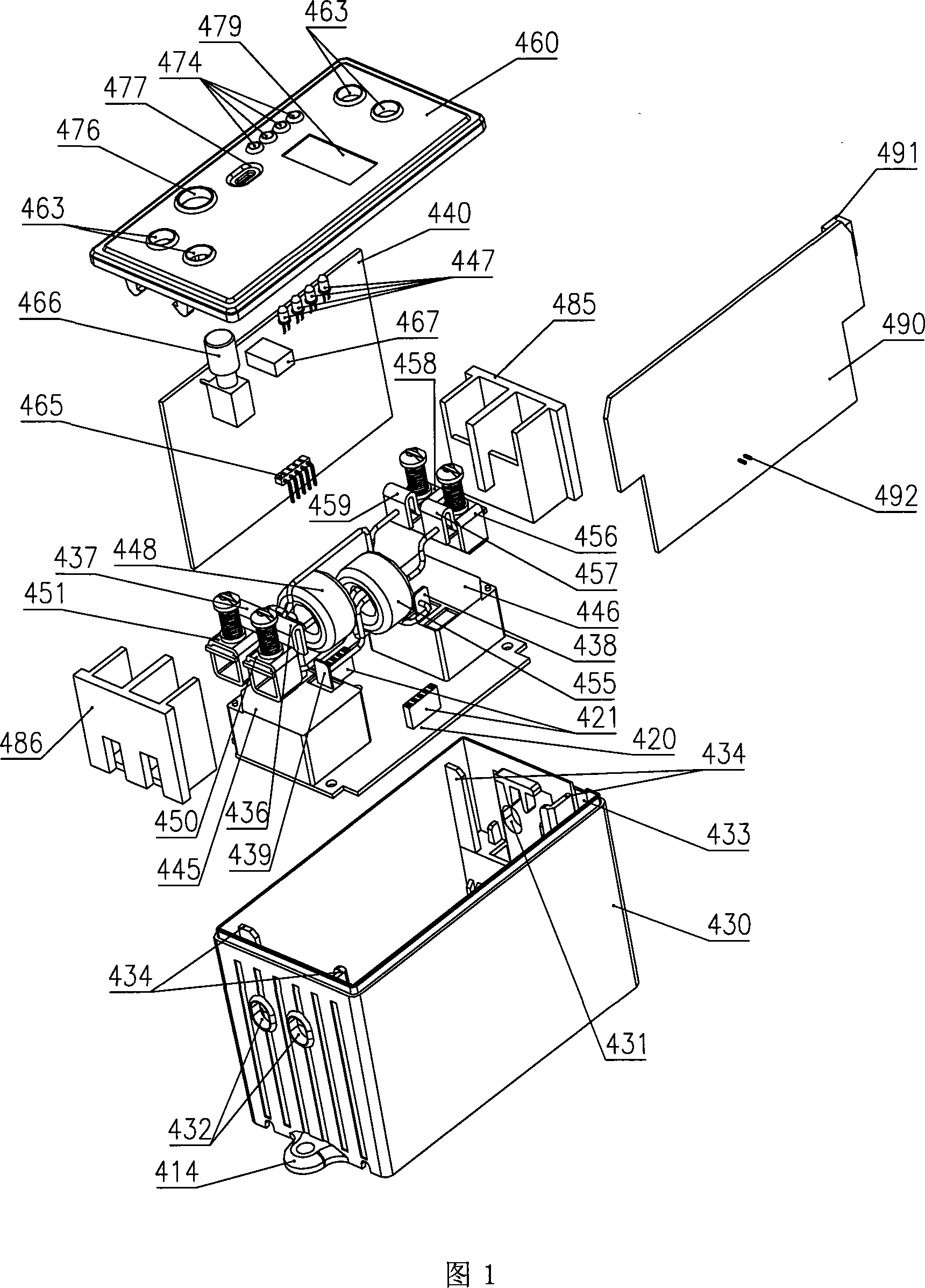 Intelligent management device of single user power site