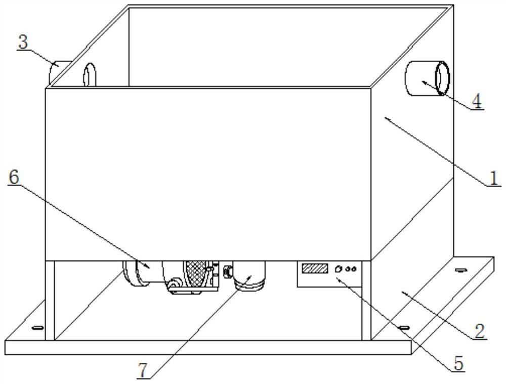 Aeration device for sewage treatment