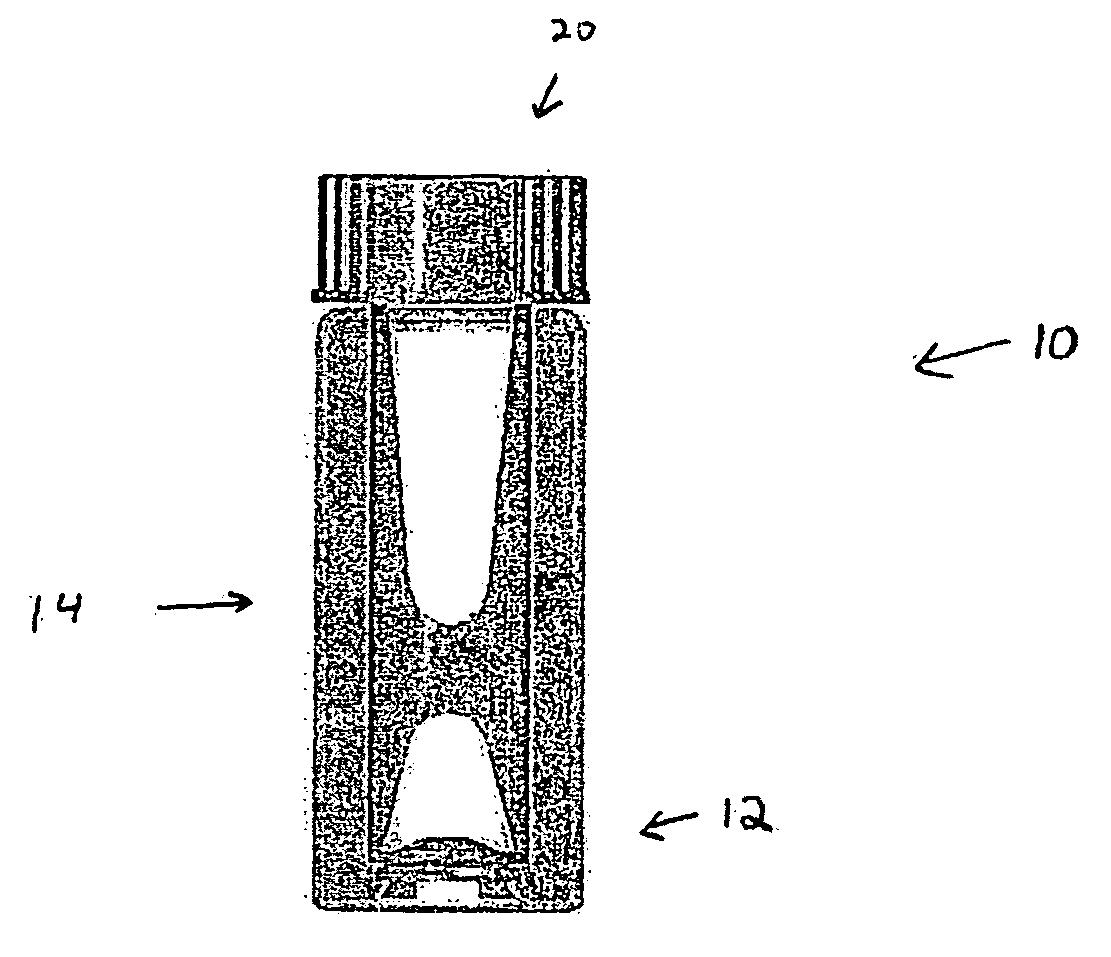 Apparatus and method for in vitro storage of a cornea