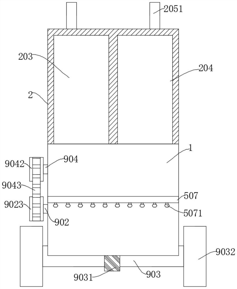 Soil saline-alkali prevention and control equipment and prevention and control method