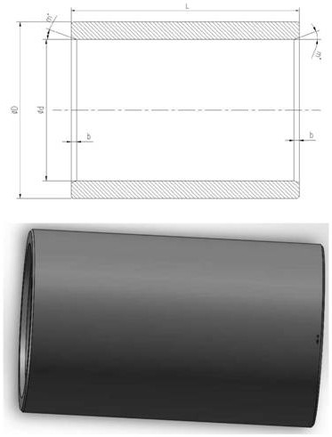 Pressure pipeline connecting and sealing device for conveying fluid