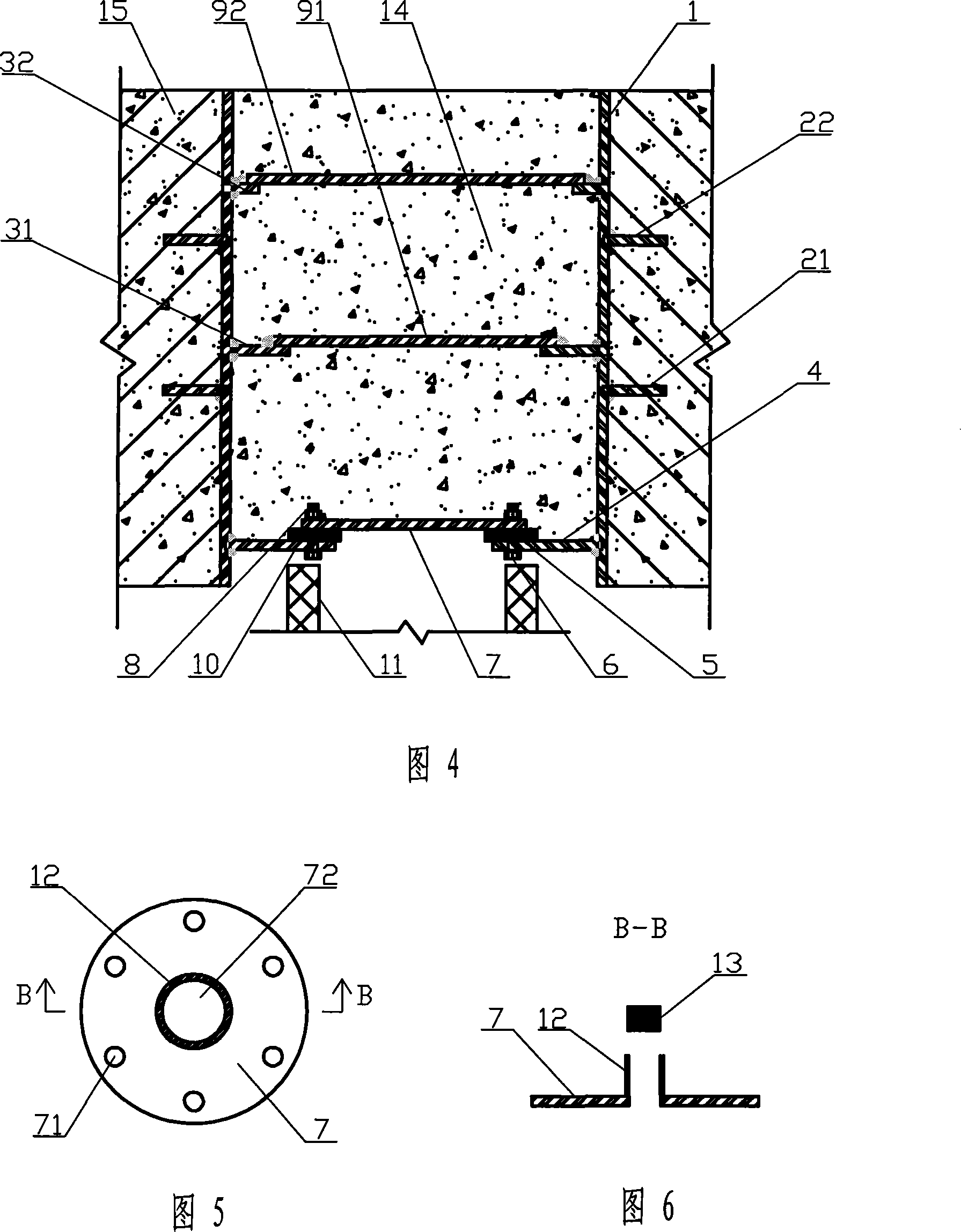 Fast plugging device for deep foundation pit precipitation well