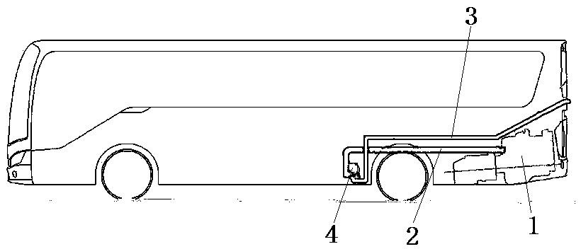 Method for reducing vehicle wind resistance, vehicle gas path system and vehicle