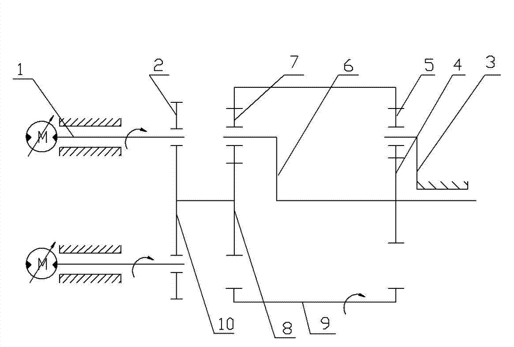 Gear transmission case