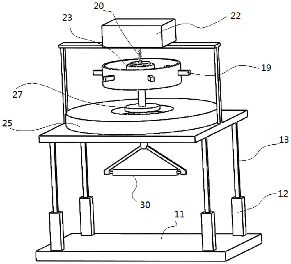 An auxiliary training device for core stability of cheerleading