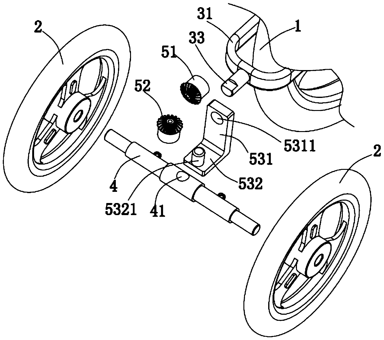 Automatic steering bicycle