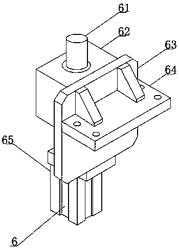 Aluminum template length laser detection device