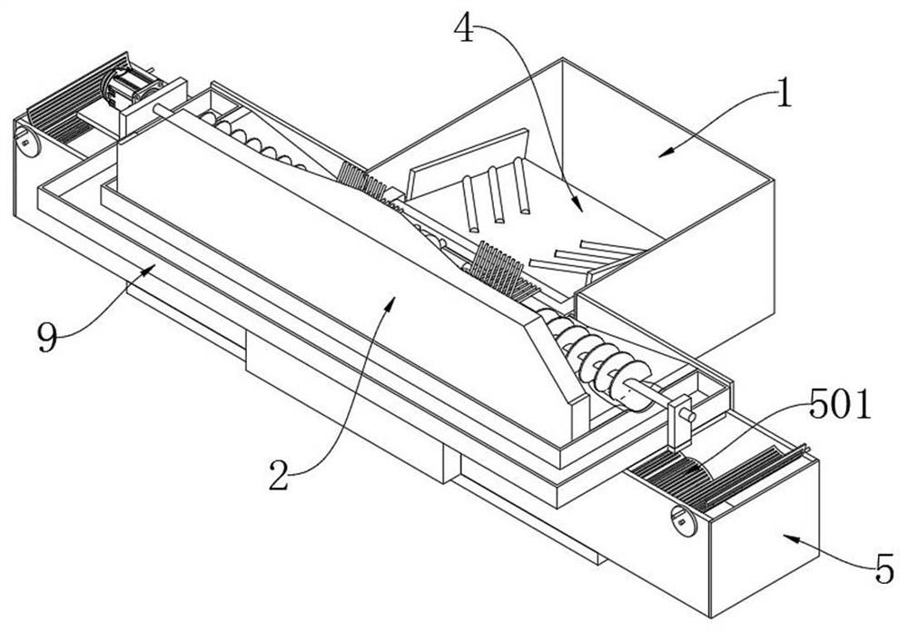 Waste wool processing and recycling device for garment production