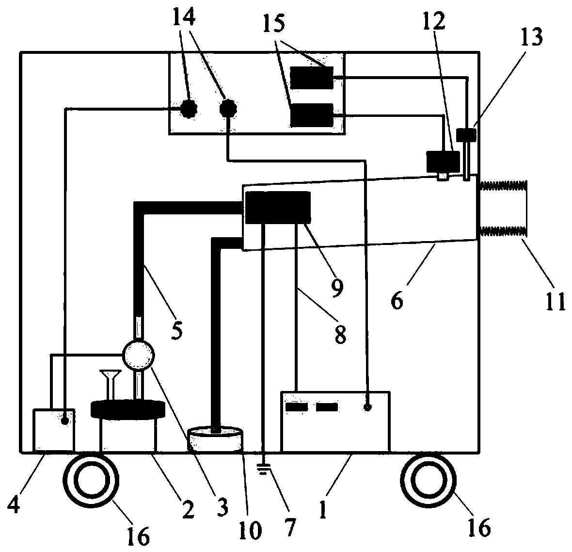 Plasma-based charged aerosol generation device