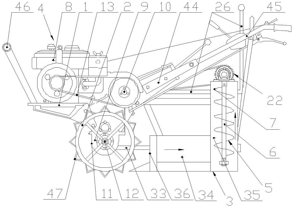 A soil cultivator with an improved spiral soil cultivating mechanism