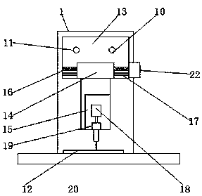 Hardware industry lateral tapping device and detecting method