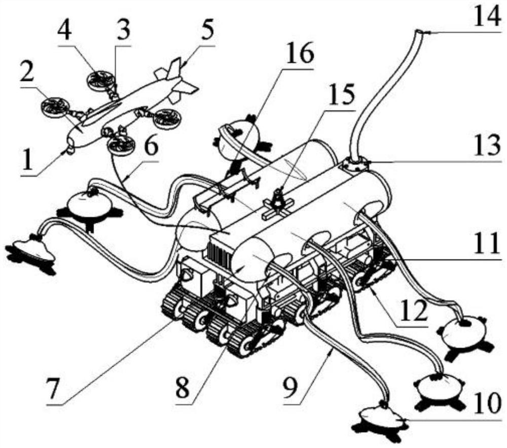 Cluster type submarine mining collector based on eddy hydrodynamic characteristic